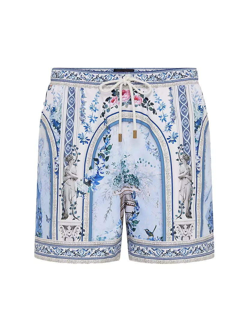 Мужские Шорты для плавания Camilla Mid-Length Printed Boardshorts Camilla