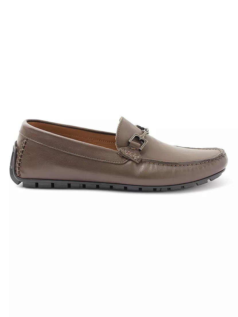 Xander Leather Horsebit Driver Loafers Bruno Magli