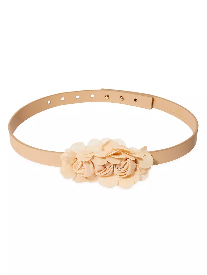 Ремень Lele Sadoughi Petunia Flower Faux Leather Lele Sadoughi