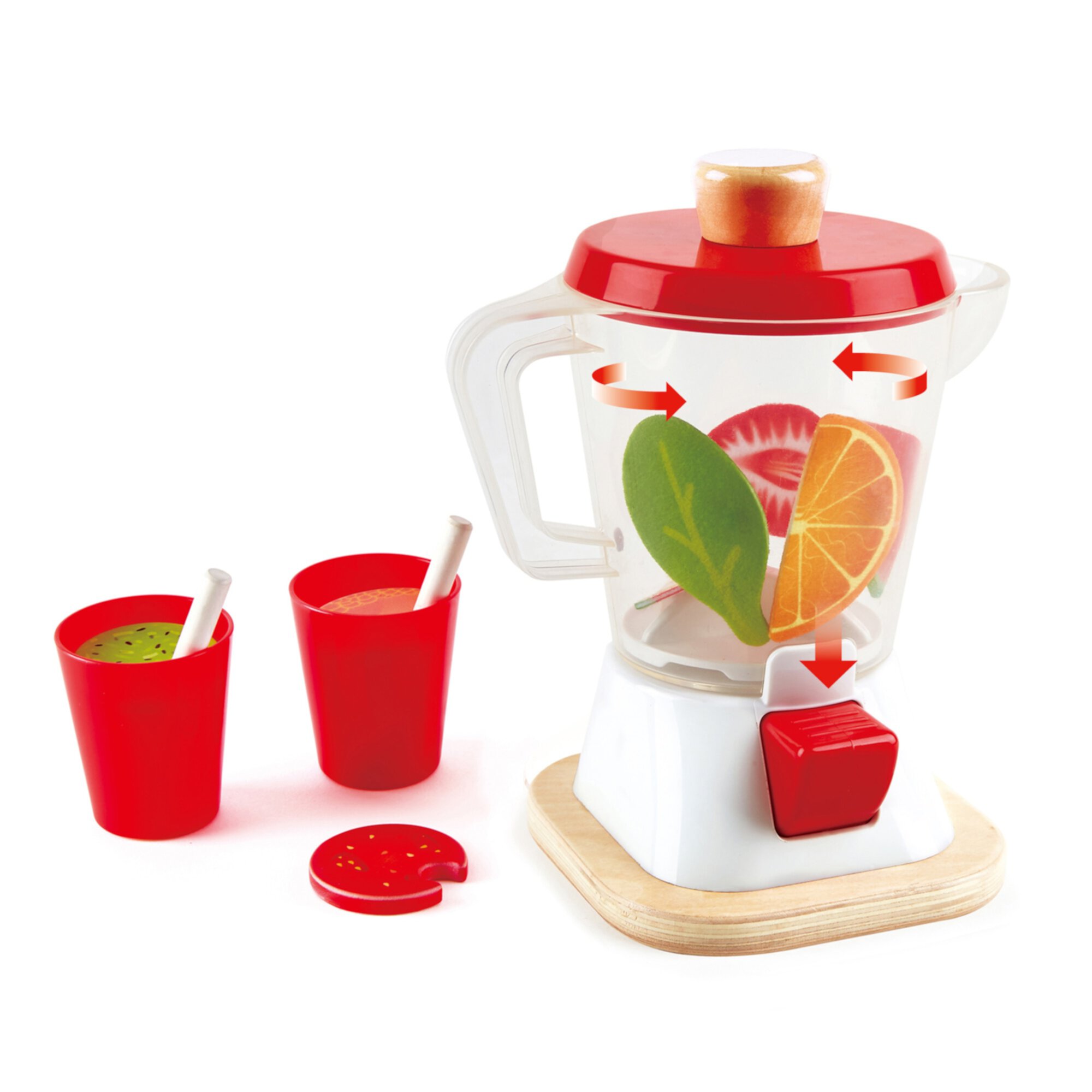 Hape Batidora de Madera Accesorio de Cocina Playset, Juguete de Juegos para Niños Fingir Hape