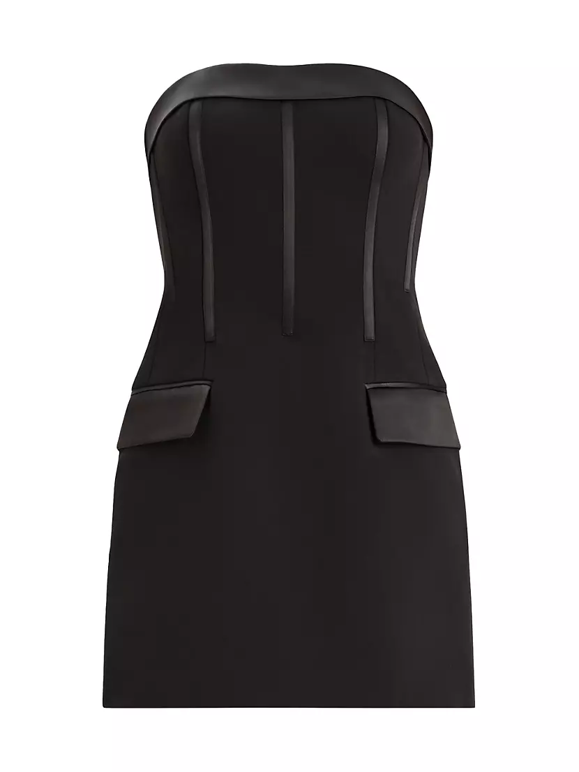 Женское Вечернее платье Zac Posen Strapless Corset Minidress Zac Posen