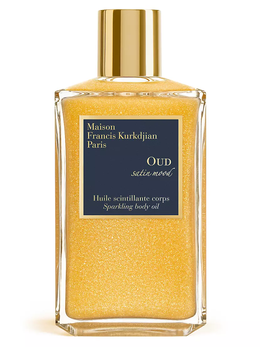 Oud Satin Mood Scented Sparkling Body Oil Maison Francis Kurkdjian