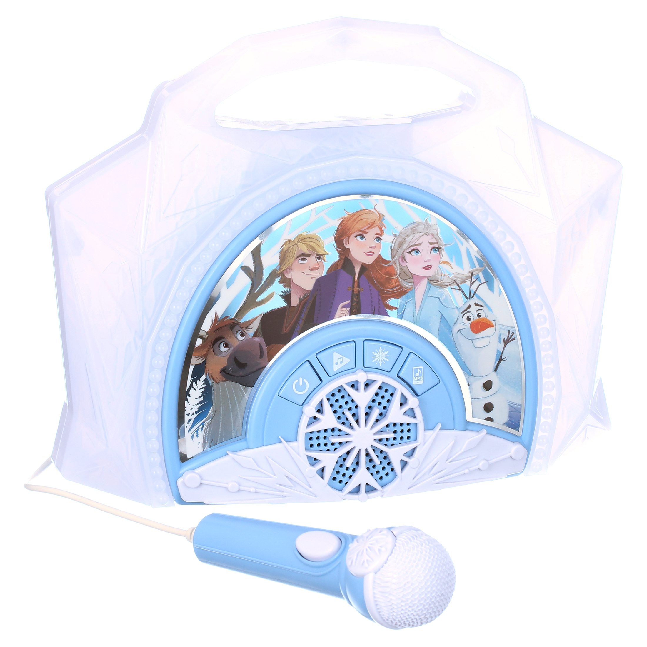 Disney Frozen Sing Along Boombox - Lights, Music & Working Karaoke Microphone, Children Ages 3+ KIDdesigns