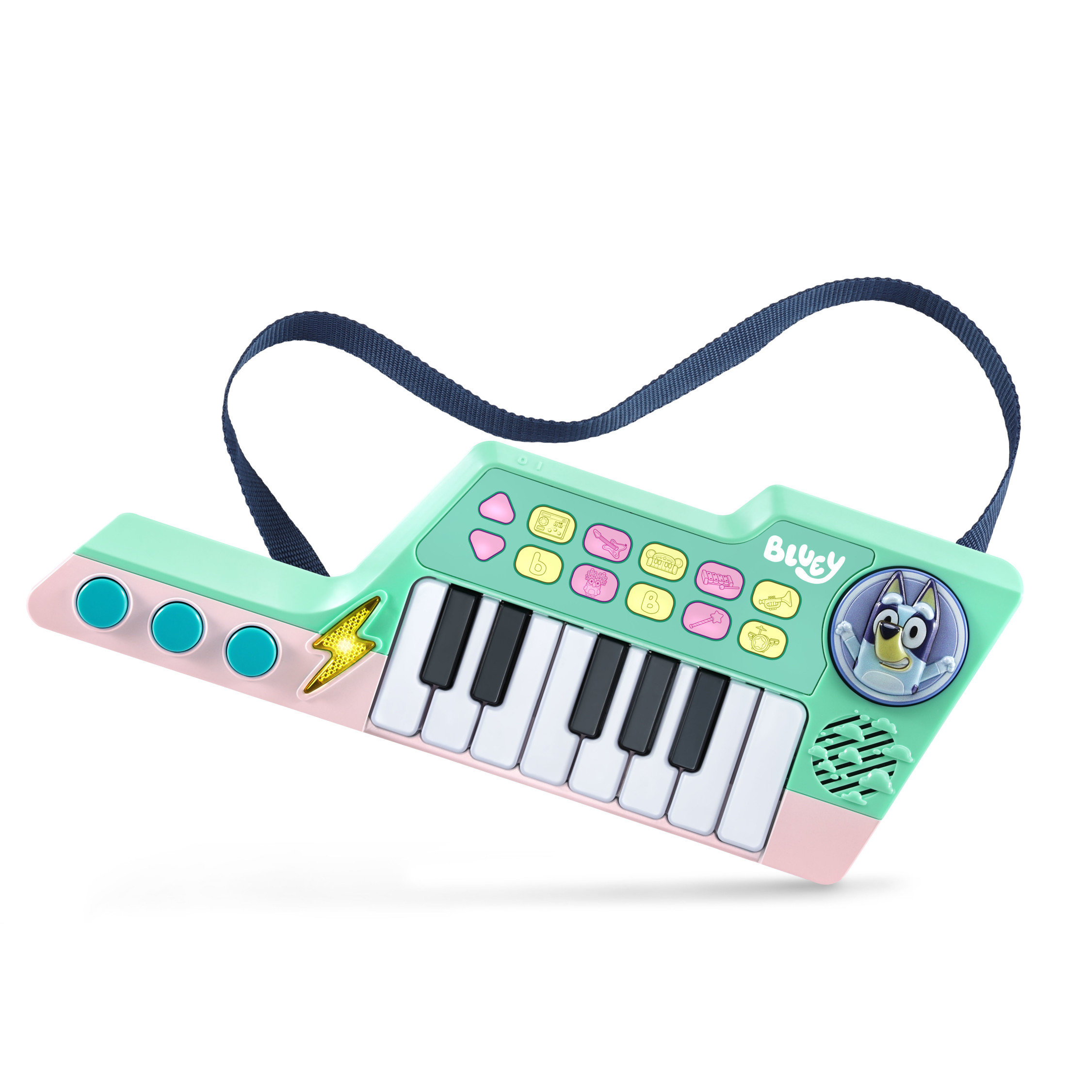 VTech Bluey Bluey's Keytar Bluey Bluey Toy Musical Instruments with Accessories Included, Baby and Toddler Toys VTech