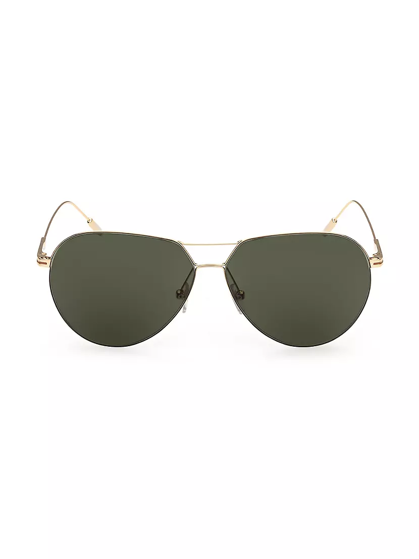 Солнцезащитные очки Zegna 59MM Aviator Zegna