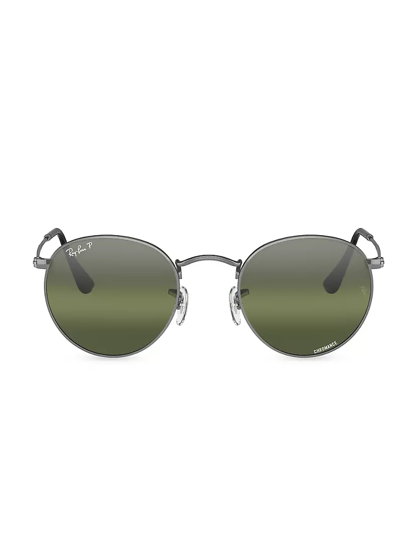 RB3447 50MM Round Metal Sunglasses Ray-Ban