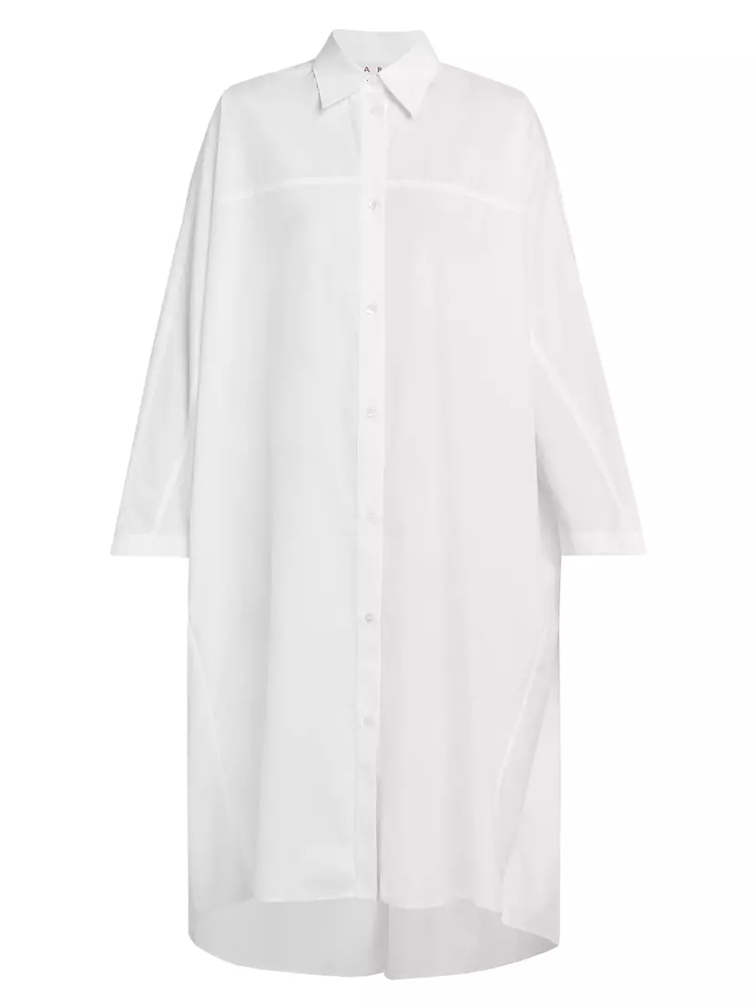 Женское Повседневное платье MARNI Oversized Cotton Shirtdress MARNI