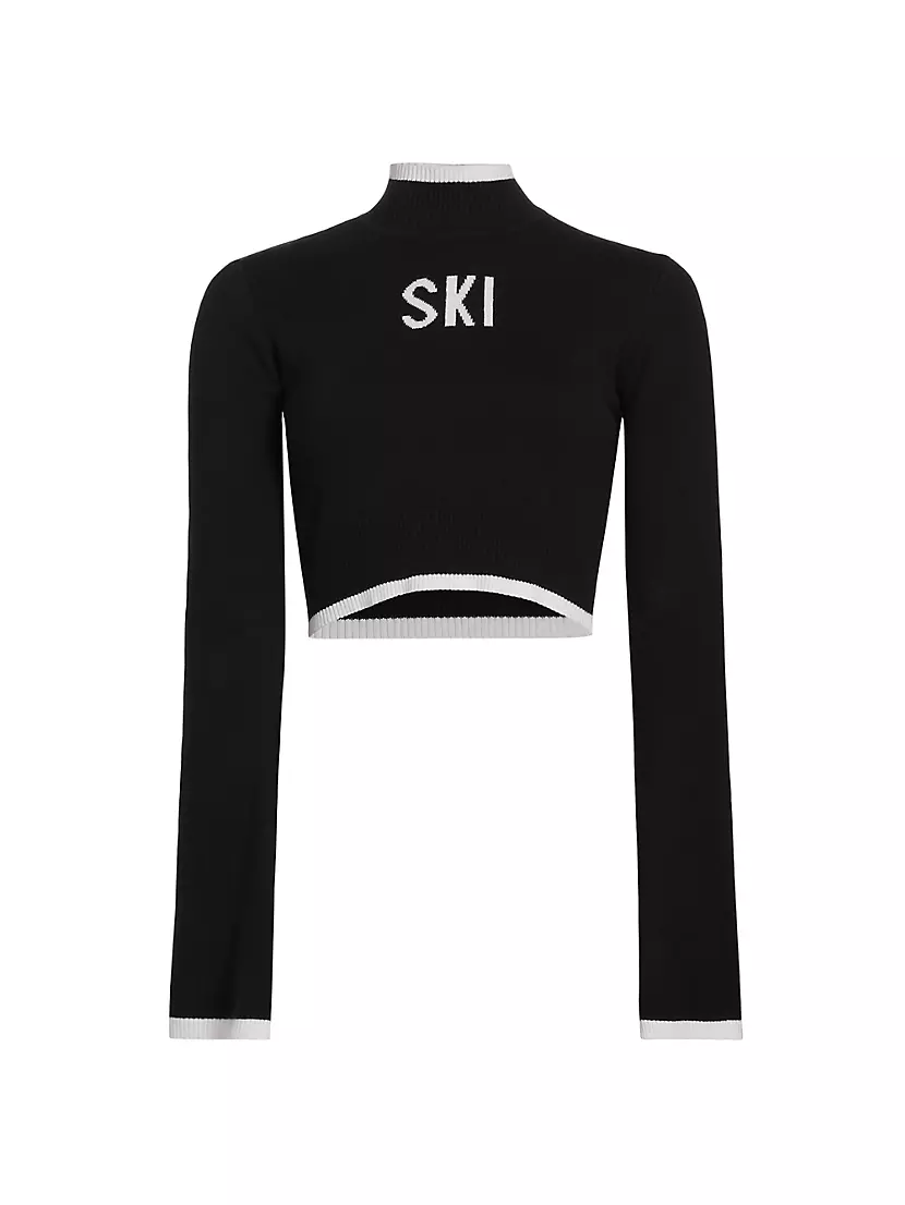 Женский Свитер YEAR OF OURS Ski Cropped Bell-Sleeve YEAR OF OURS