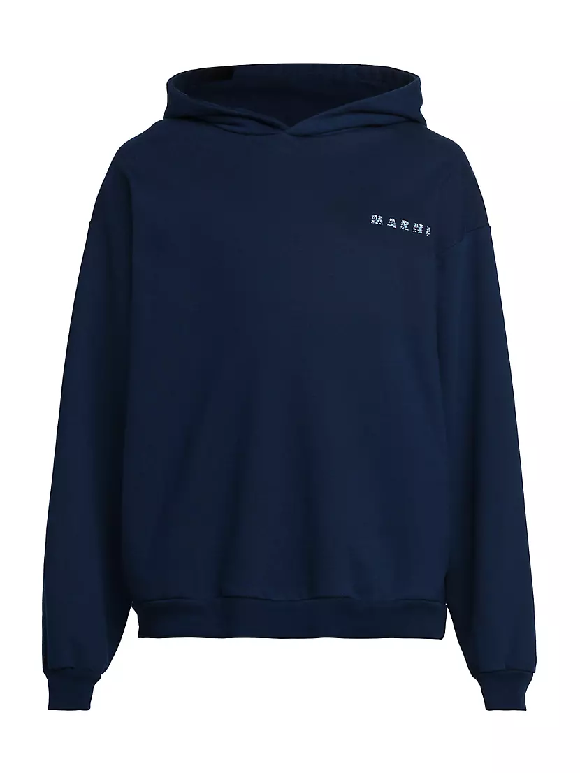 Мужская Худи MARNI Logo Hoodie MARNI