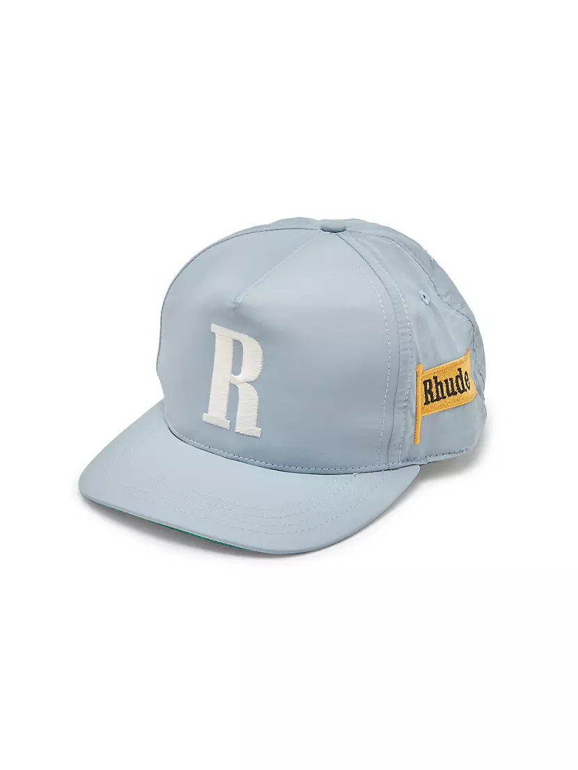 Кепка Snapback с логотипом 'R', 100% нейлон, застежка на кнопке Rhude