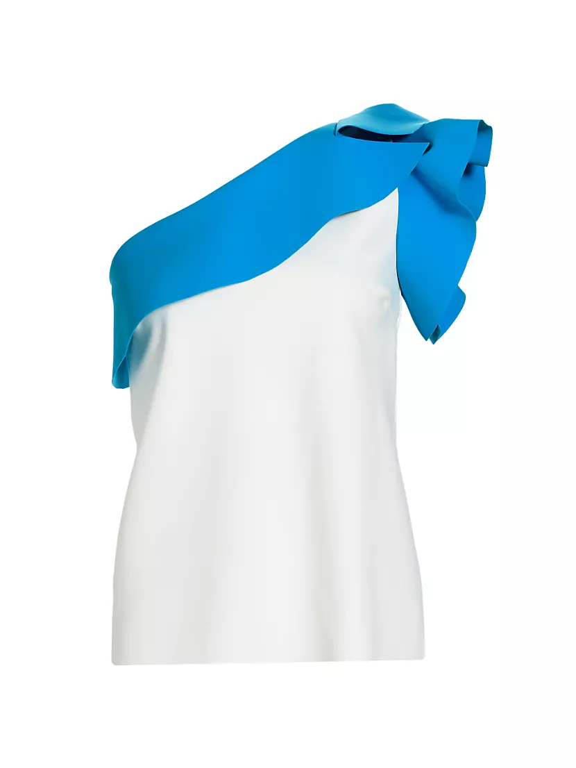 Kikina Ruffled One-Shoulder Top Chiara Boni La Petite Robe