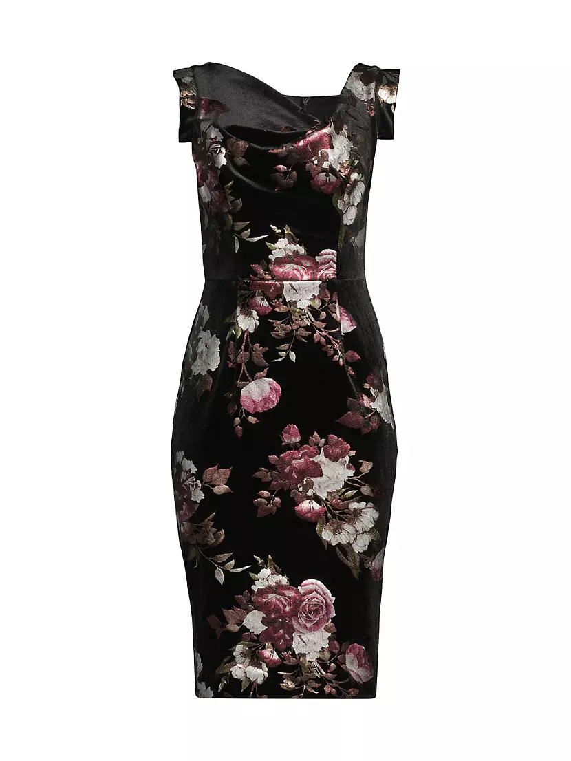 Женское Вечернее Платье Black Halo Jackie O Floral Black Halo