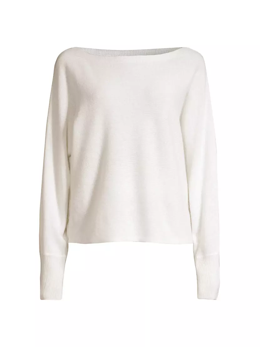 Yangon Cashmere Boatneck Sweater Crush Cashmere