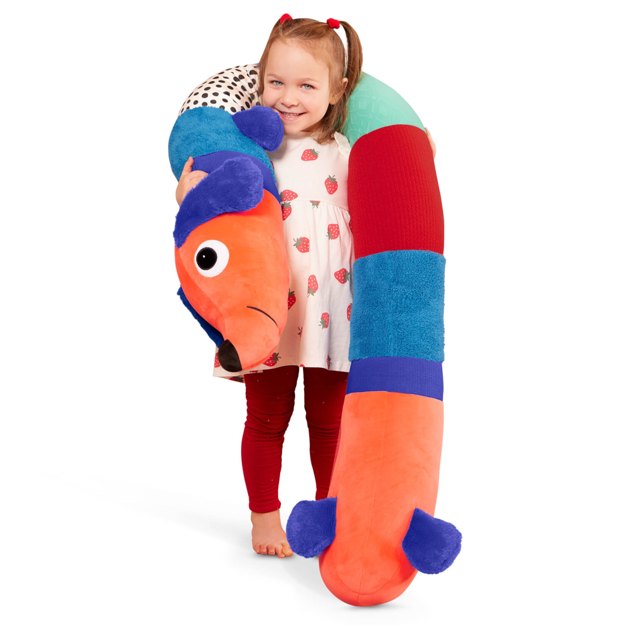 Battat Cuddle & Play Pup 6-Foot Long Plush Puppy, Toddler and Preschool Toys Battat