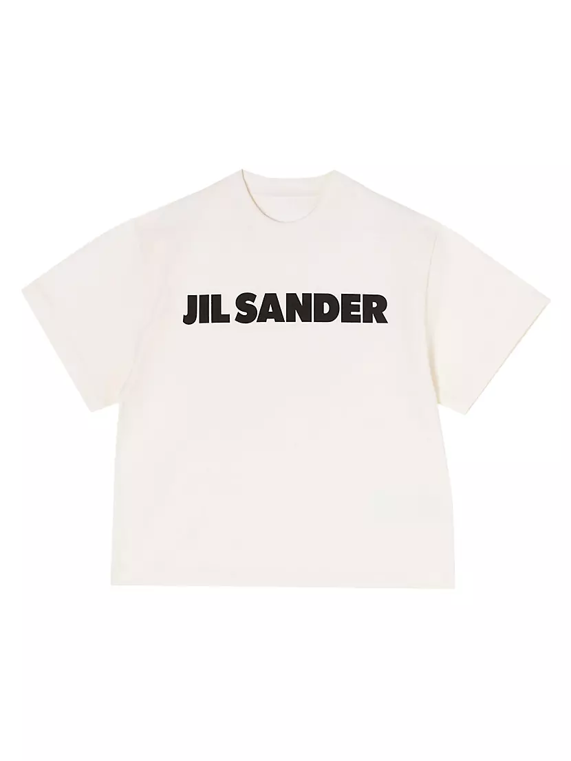 Женская Футболка Jil Sander Boxy Logo Jil Sander