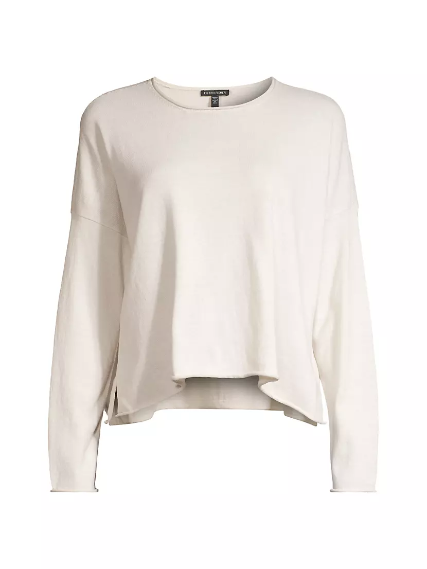 Женский Свитер Eileen Fisher Cotton Crewneck Eileen Fisher