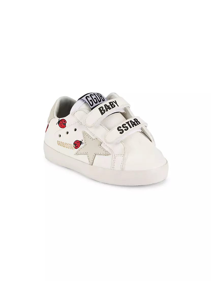 Детские Кроссовки GOLDEN GOOSE Graphic Leather Low-Top GOLDEN GOOSE