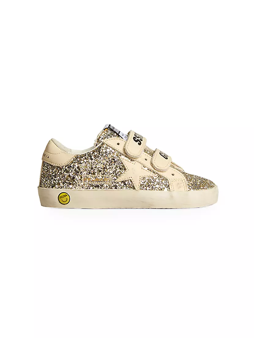 Детские Кроссовки GOLDEN GOOSE Old School Glitter & Star GOLDEN GOOSE