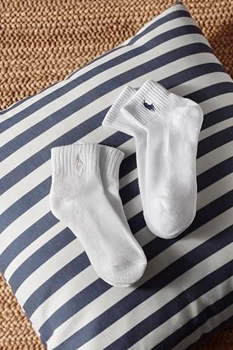 Polo Ralph Lauren Baby Classic Sport Ankle Socks-6 Pair Pack-Soft Stretchy Yarn & Stay Up Top Polo Ralph Lauren