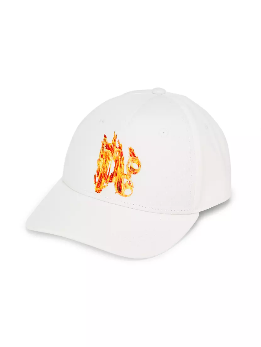 Бейсболка PALM ANGELS Burning Logo-Embroidered PALM ANGELS