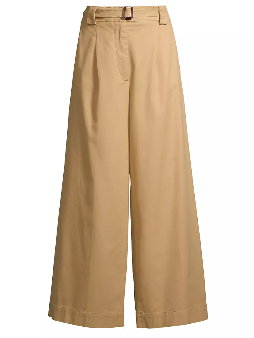 Pino Belted Wide-Leg Trousers Weekend Max Mara