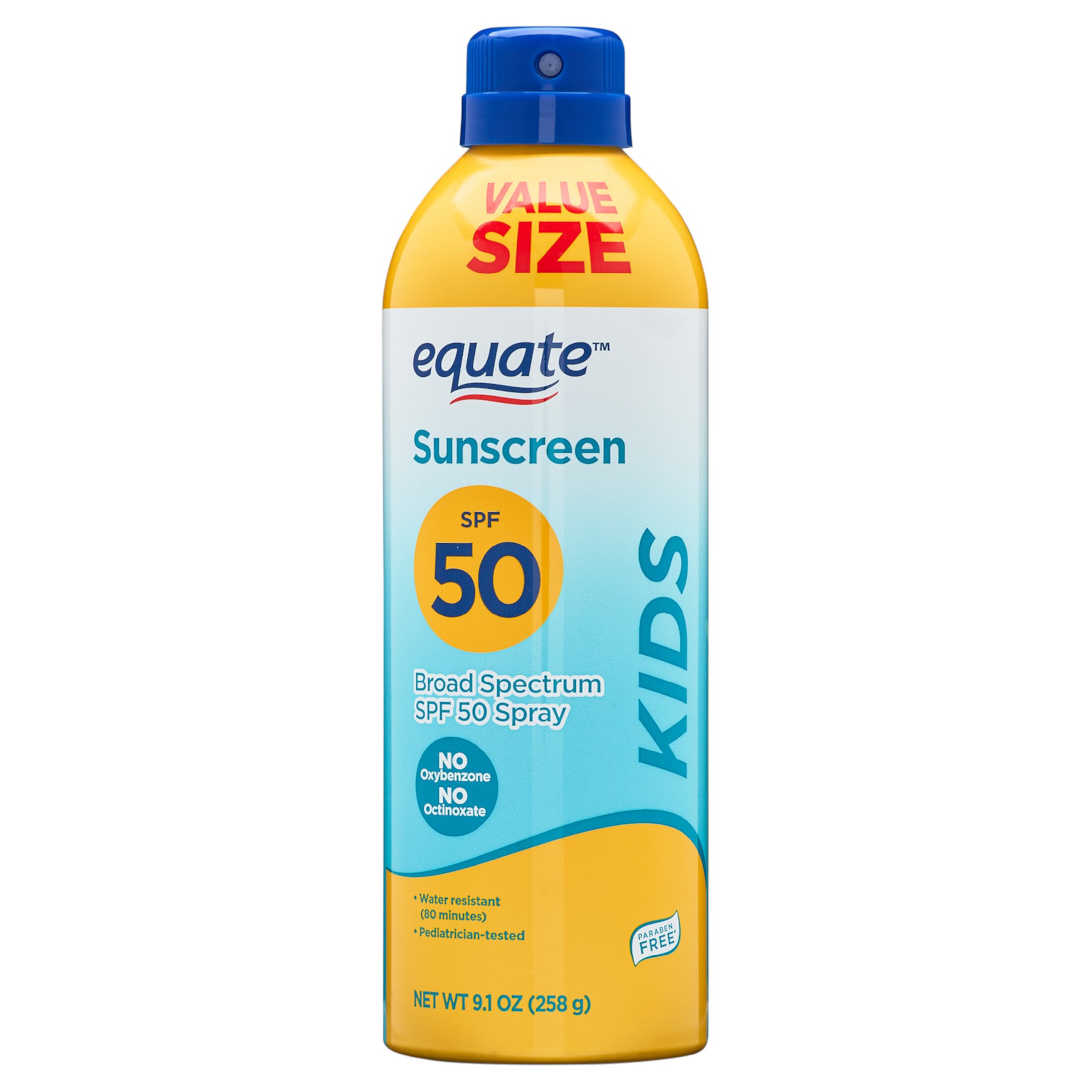 Equate Kids Sunscreen Spray, SPF 50, 9.1 oz Equate