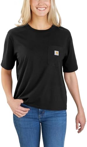 Женская Футболка Carhartt Loose Fit Lightweight Short-Sleeve Crewneck Carhartt