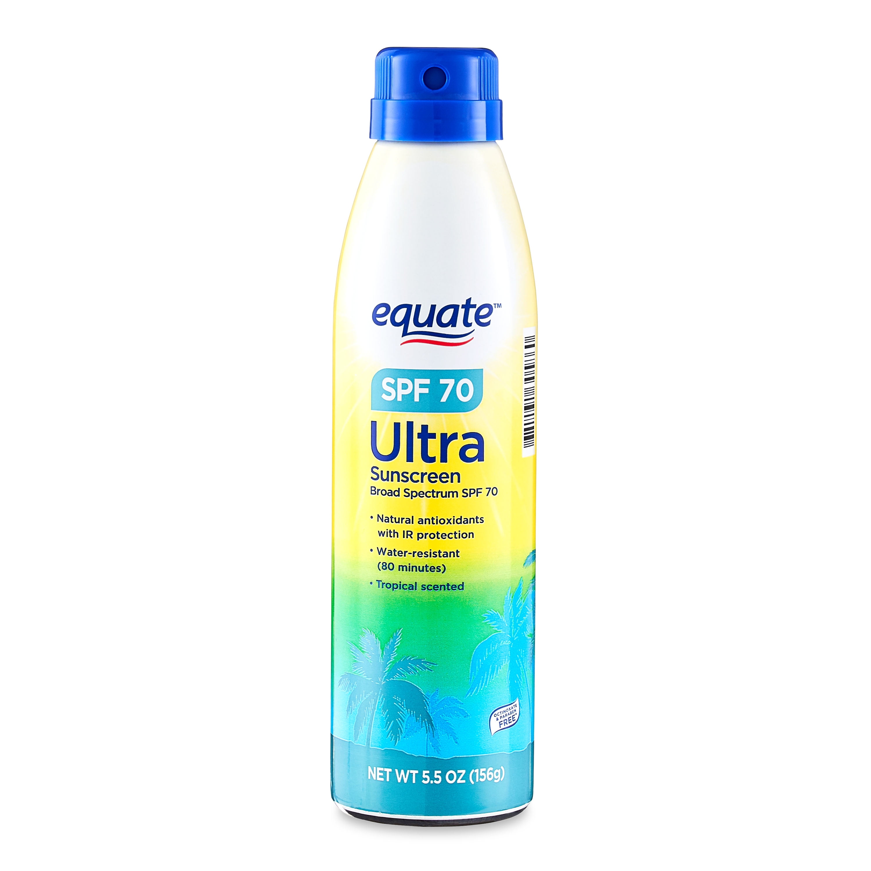 Equate Ultra Broad Spectrum Sunscreen Spray, SPF 70, 5.5 oz Equate