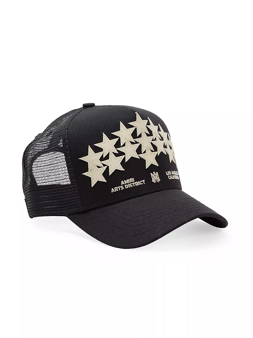 Бейсболка Amiri Leather Star Trucker Hat Amiri