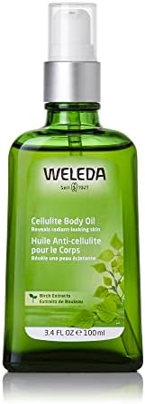 Weleda Birch Cellulite Body Oil 3.4 Fluid Ounce, Plant-Rich Oil with Birch, Rosemary and Jojoba Weleda