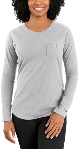 Женская Футболка Carhartt Force Relaxed Fit Темного Цвета Carhartt