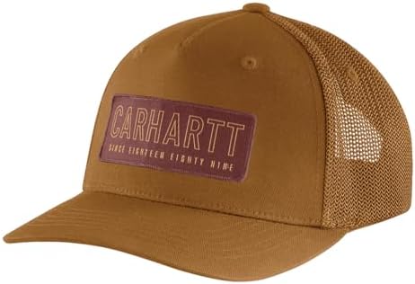 Мужская кепка с вышивкой 1889, из материала Раггед Флекс и сетки Carhartt