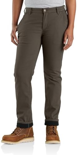 Женские Классические брюки Carhartt Rugged Flex Relaxed Fit с флисовой подкладкой Carhartt