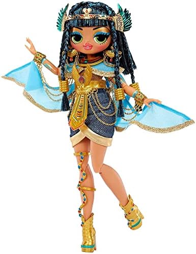 L.O.L. Surprise! OMG Fierce Collector Cleopatra Fashion Doll- Limited Edition 11.5" Premium Collector Doll Luxe Blue & Gold Royal Outfit Accessories, Holiday Toy, Great Gift Ages 4 5 6+ Years Old L.O.L. Surprise!