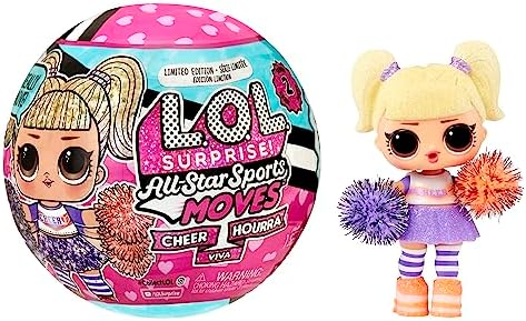 L.O.L. Surprise! All Star Sports Moves - Cheer- Surprise Doll, Theme, Cheerleading Dolls, Mix and Match Outfits, Shoes, Accessories, Limited Edition Collectible Doll Gift Girls Age 4+ L.O.L. Surprise!