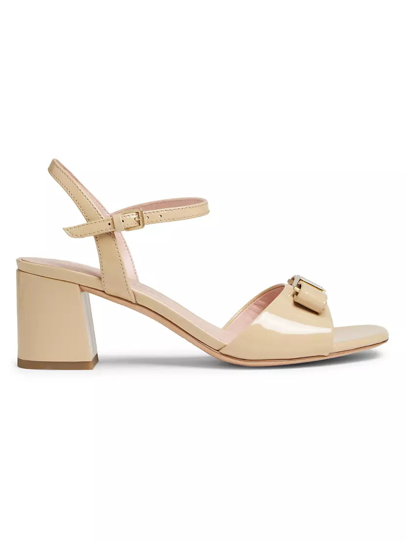 Элегантные лакированные туфли Bowdie Mid с кожаной подкладкой Kate Spade New York