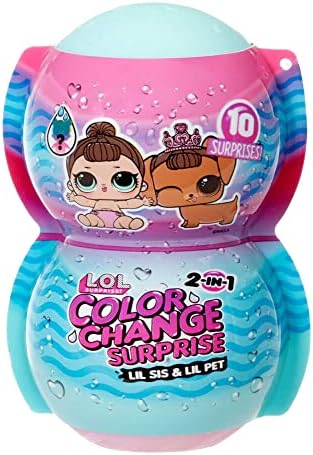 L.O.L. Surprise! Me & My Lil Sis & Lil Pet Color Change Surprise™ with 10 Surprises - Great Gift for Kids Ages 4+ L.O.L. Surprise!