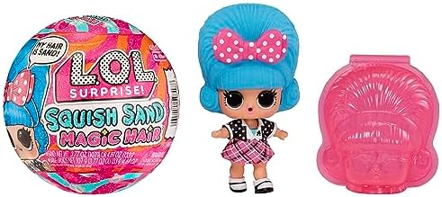 L.O.L. Surprise! Squish Sand Magic Hair Tots- with Collectible Doll, Squish Sand Dolls, Surprises, Limited Edition Doll- Great Gift for Girls Age 3+ L.O.L. Surprise!