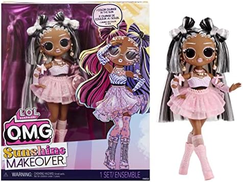 LOL Surprise OMG Sunshine Doll with Color Changing Hair, Fashions, Accessories - Gift for Kids 4+ L.O.L. Surprise!