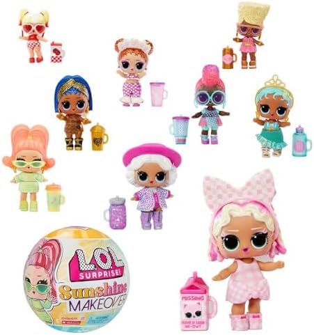 L.O.L. Surprise! Sunshine Makeover with 8 Surprises, UV Color Change, Accessories, Limited Edition Doll, Collectible Doll- Great gift for Girls age 4+ L.O.L. Surprise!