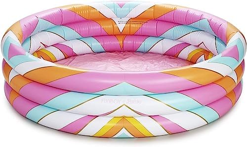 FUNBOY & Malibu Barbie Luxury Inflatable Summer Dream Kiddie Pool, Perfect For A Summer Pool Party Medium FUNBOY