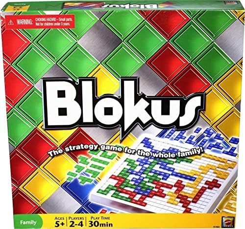 Mattel Games Blokus XL Strategy Board Game, Family Game for Kids & Adults with Colorful Oversized Pieces & Just One Rule (Amazon Exclusive) Mattel Games