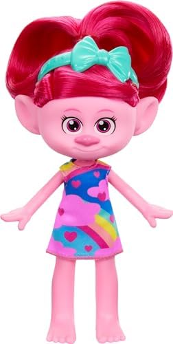 Mattel DreamWorks Trolls Fun Fair Surprise Trendsettin’ Queen Poppy Fashion Doll with Vibrant Hair & Accessory, Toys Inspired by The YouTube Series Mattel