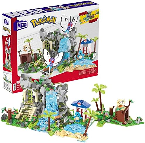 Конструктор MEGA Pokémon: Джунгли с 1362 кирпичиками и 4 подвижными фигурками Mattel