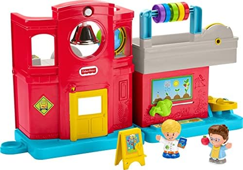 Fisher-Price Little People Toddler Toy Friendly School Musical Playset with Figures for Pretend Play Kids Ages 1+ Years​ Fisher-Price