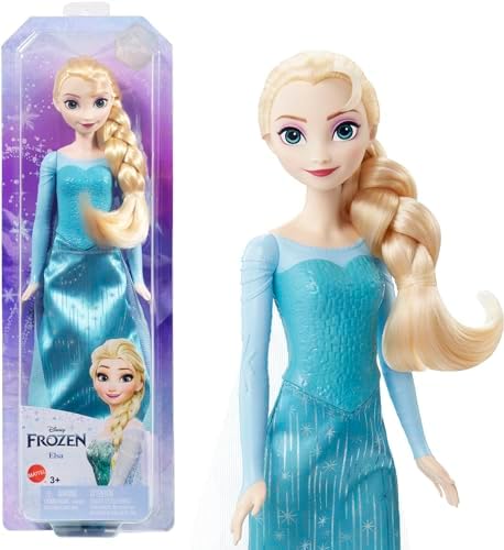 Mattel Disney Frozen Toys, Elsa Fashion Doll & Accessory with Signature Look, Inspired by the Movie Mattel