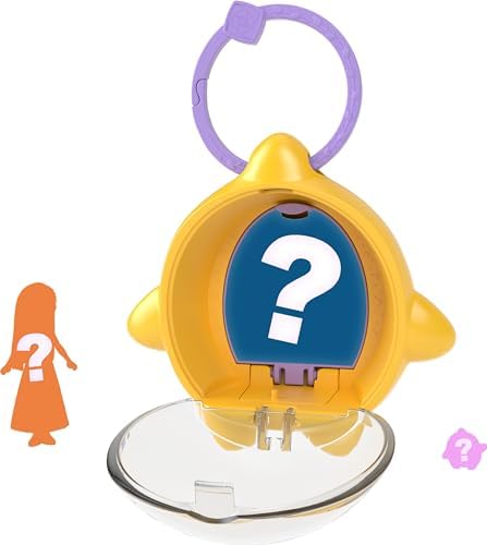 Mattel ​Disney Wish Star Reveals Mini Doll Surprise, Keychain Compact with Character Doll & Accessory (Styles May Vary) Mattel