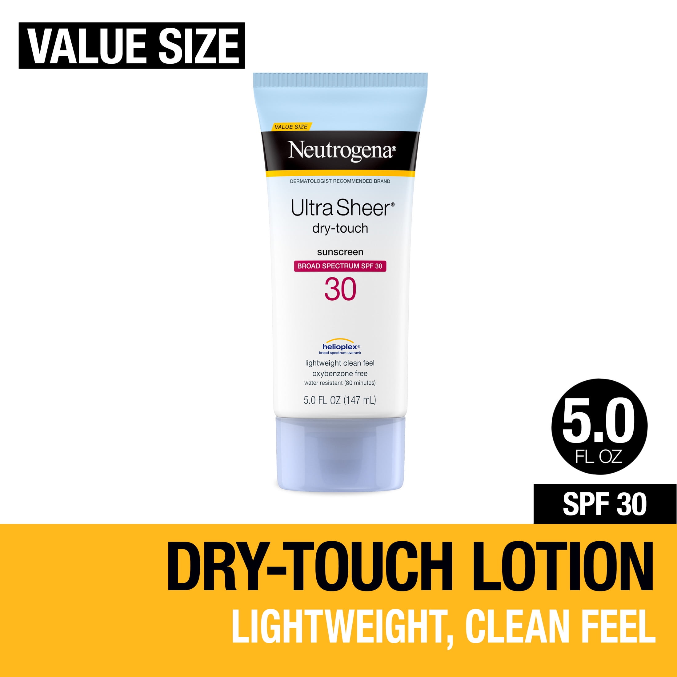 Neutrogena Ultra Sheer Dry-Touch SPF 30 Sunscreen Lotion, 5 fl. oz Neutrogena