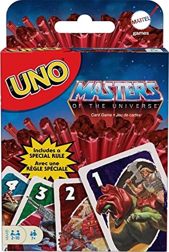 Mattel Games ​UNO Masters of The Universe Card Game for Kids, Adults and Game Night with Special Rule for 2-10 Players Mattel Games