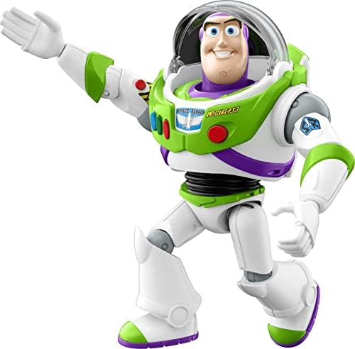 Mattel Disney Pixar Toy Story Action Chop Buzz Lightyear Authentic Figure 10 Inch, Movie Collectable, Karate Action & 20 Plus Phrases Mattel